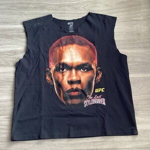 UFC Israel Adesanya Style Bender Distressed Tank Top